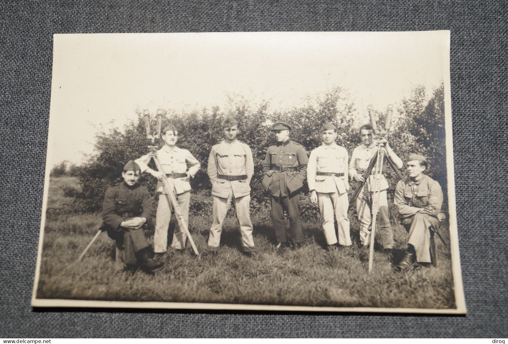 Guerre 14-18,belle Ancienne Photo,militaire,groupe, 12 Cm./8,5 Cm. - War, Military