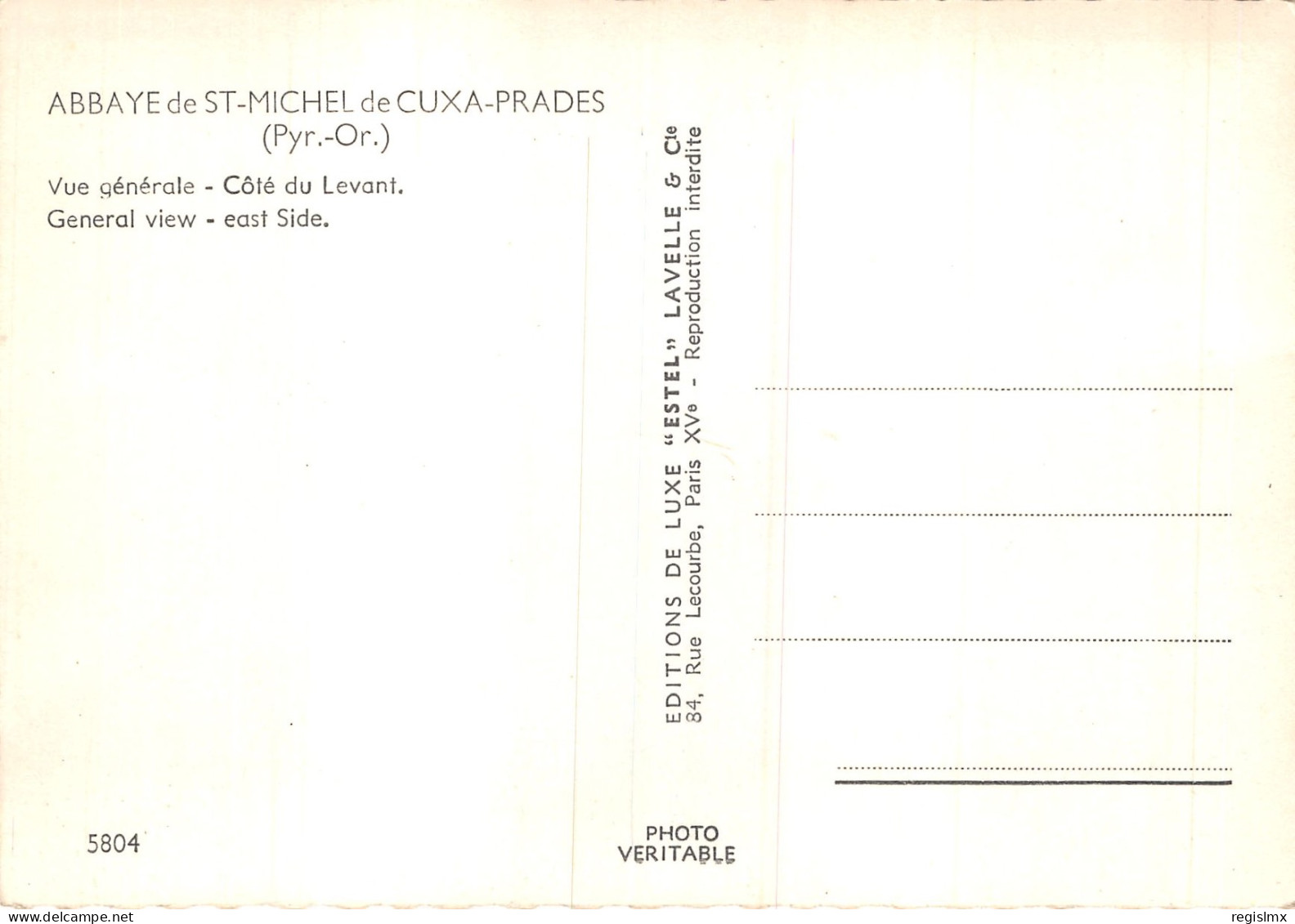 66-SAINT MICHEL DE CUXA PRADES-L ABBAYE-N°545-B/0033 - Andere & Zonder Classificatie