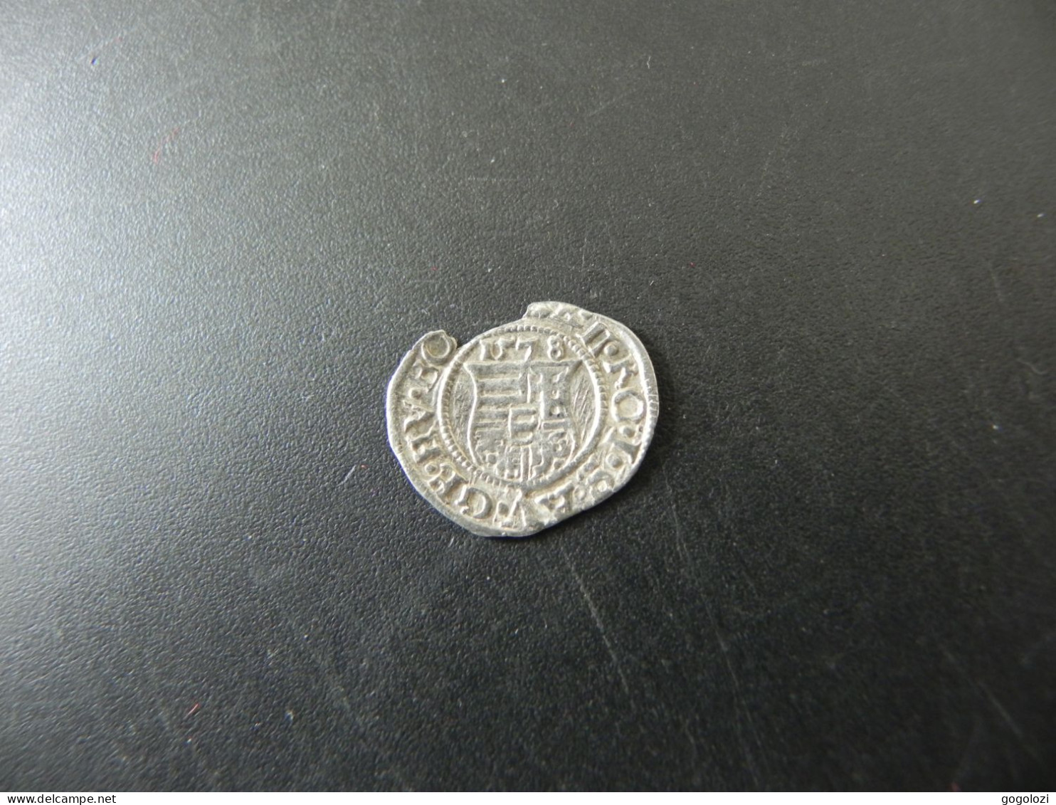 Hungary 1 Denar 1578 Silver - Hongrie