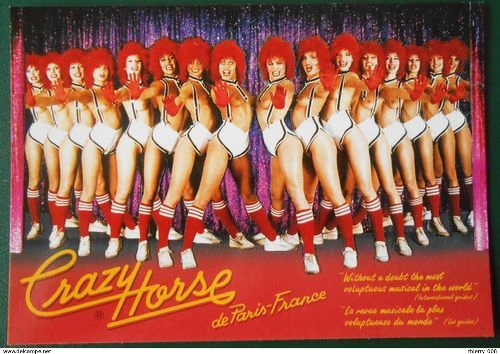 F113  Carte Postale Crazy Horse De Paris France - Kabarett