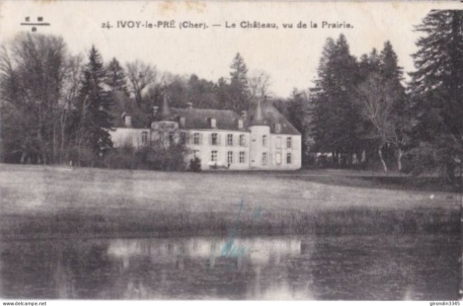BERRY YVOY LE PRE Le Château Vu De La Prairie - Otros & Sin Clasificación