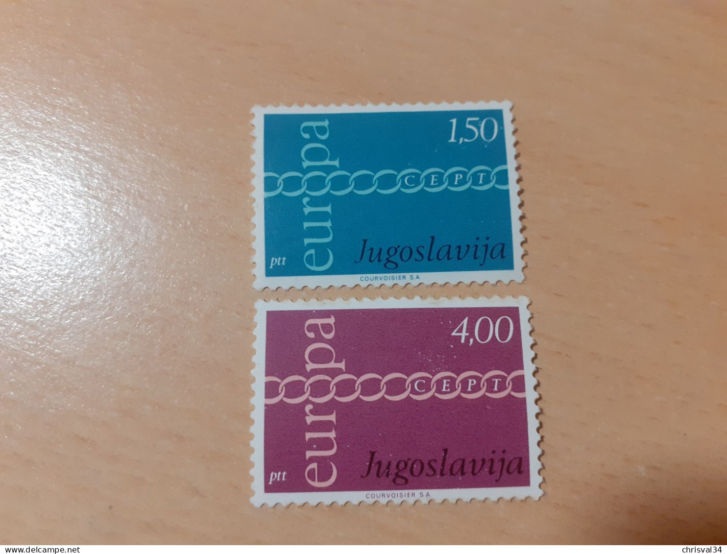 TIMBRES     YOUGOSLAVIE   ANNEE   1971   N  1301  /  1302   COTE  1,50  EUROS   NEUFS  LUXE** - Ungebraucht