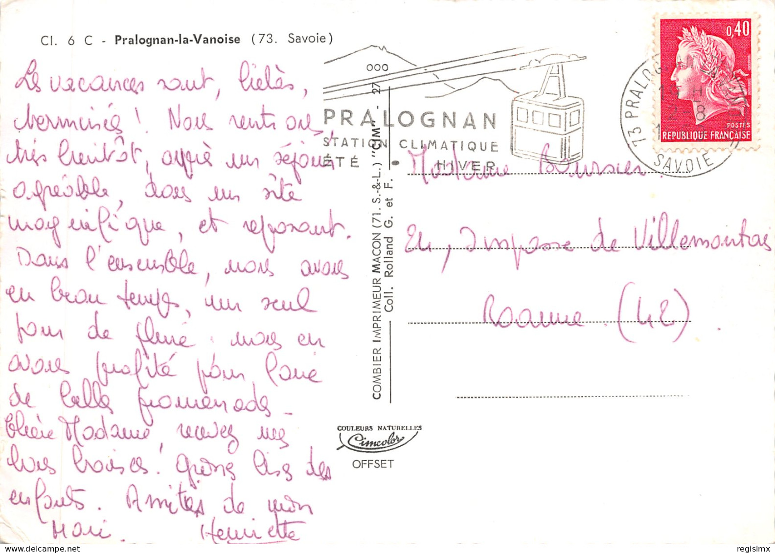 73-PRALOGNAN LA VANOISE-N°546-B/0131 - Pralognan-la-Vanoise