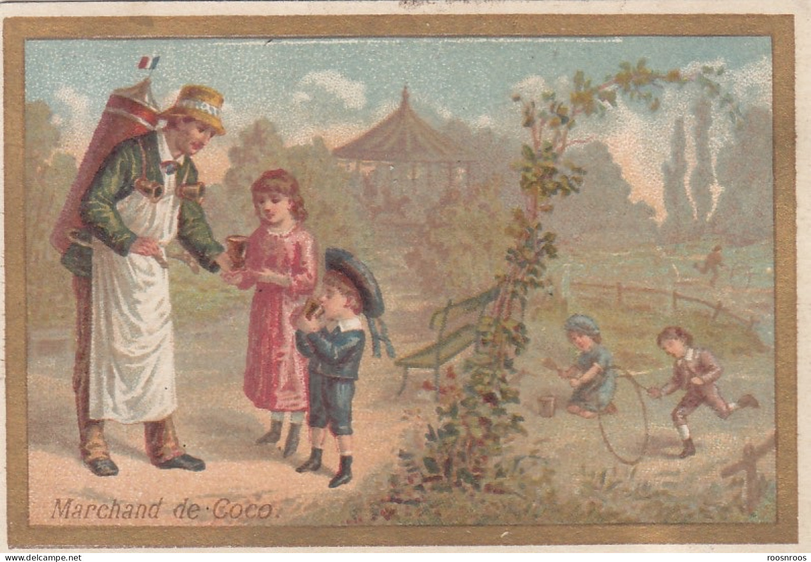 CHROMO PUBLICITAIRE  J. CORNIER CONFECTION POUR DAMES A MACON - MARCHAND DE COCO - Autres & Non Classés