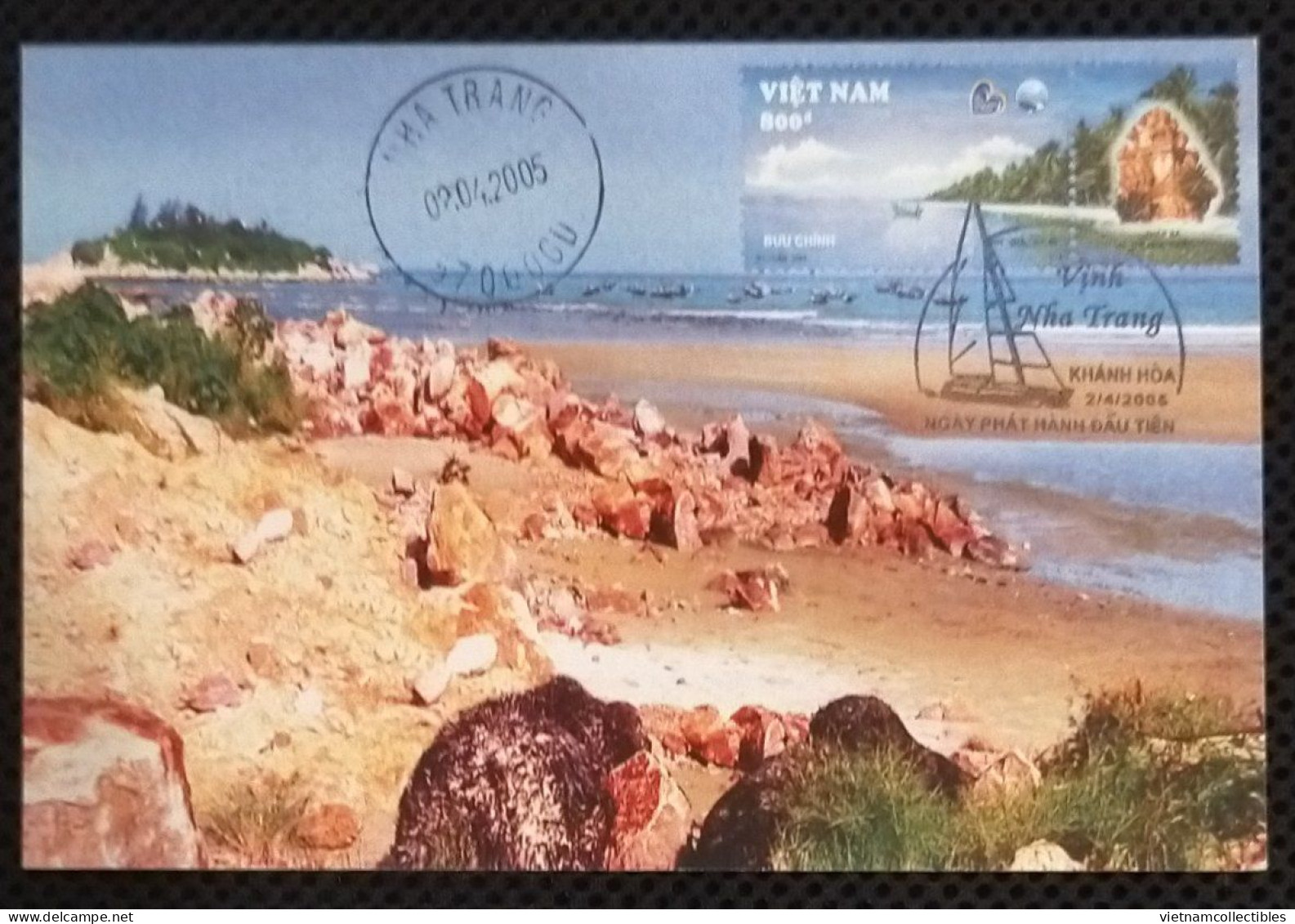 Maximum Maxicard Of Vietnam Viet Nam 2005 : Nha Trang Bay (Ms935) - Vietnam