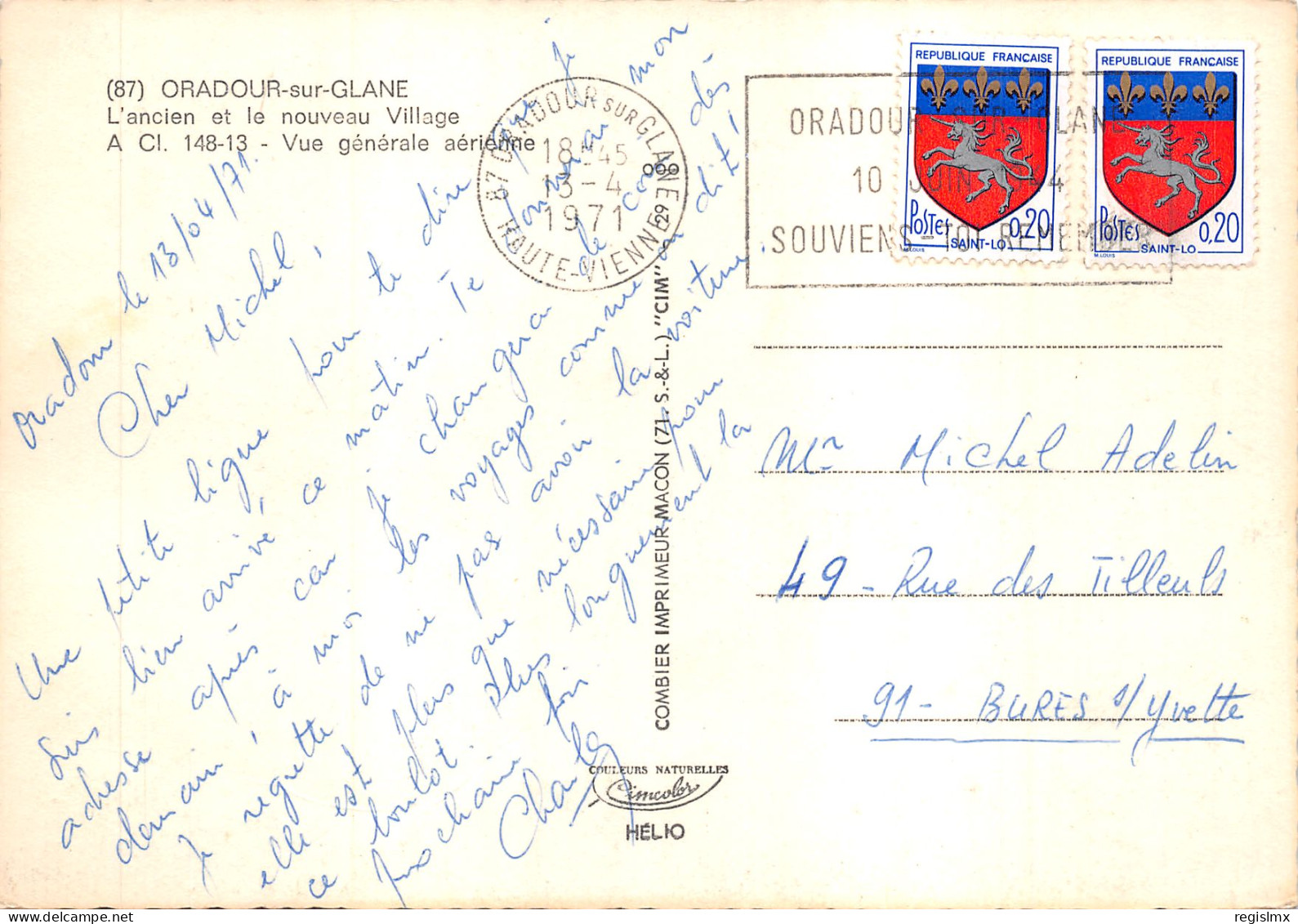 87-ORADOUR SUR GLANE-N°547-D/0337 - Oradour Sur Glane
