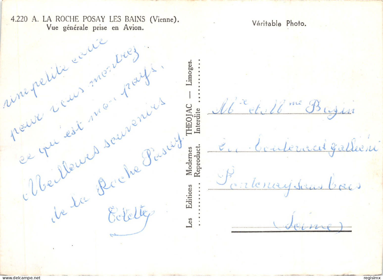 86-LA ROCHE POSAY LES BAINS-N°547-D/0297 - La Roche Posay