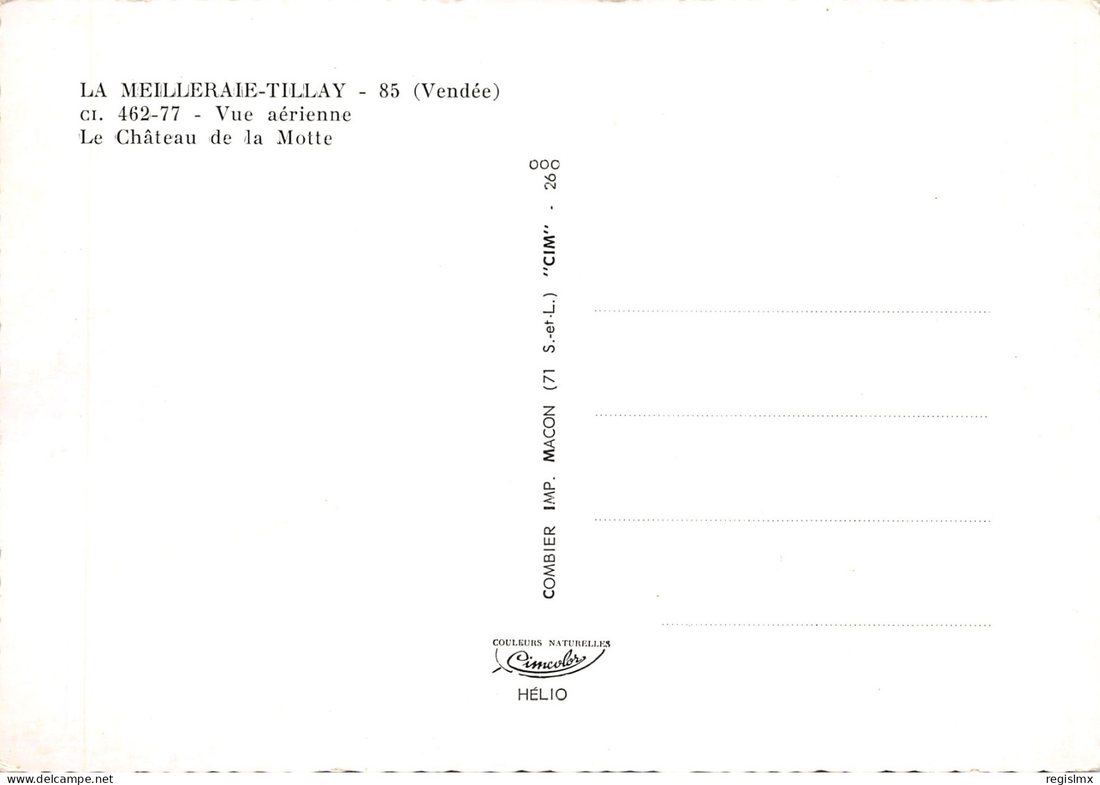85-LA MEILLERAIE TILALY-N°547-D/0151 - Otros & Sin Clasificación
