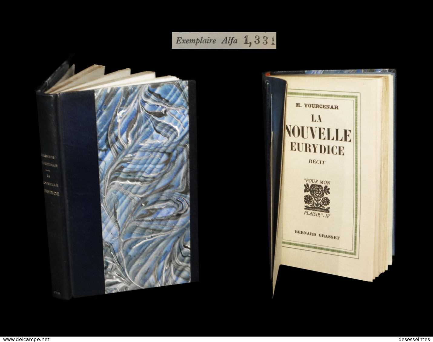 [Reliure] YOURCENAR (Marguerite) - La Nouvelle Eurydice. EO ; Num. - 1901-1940