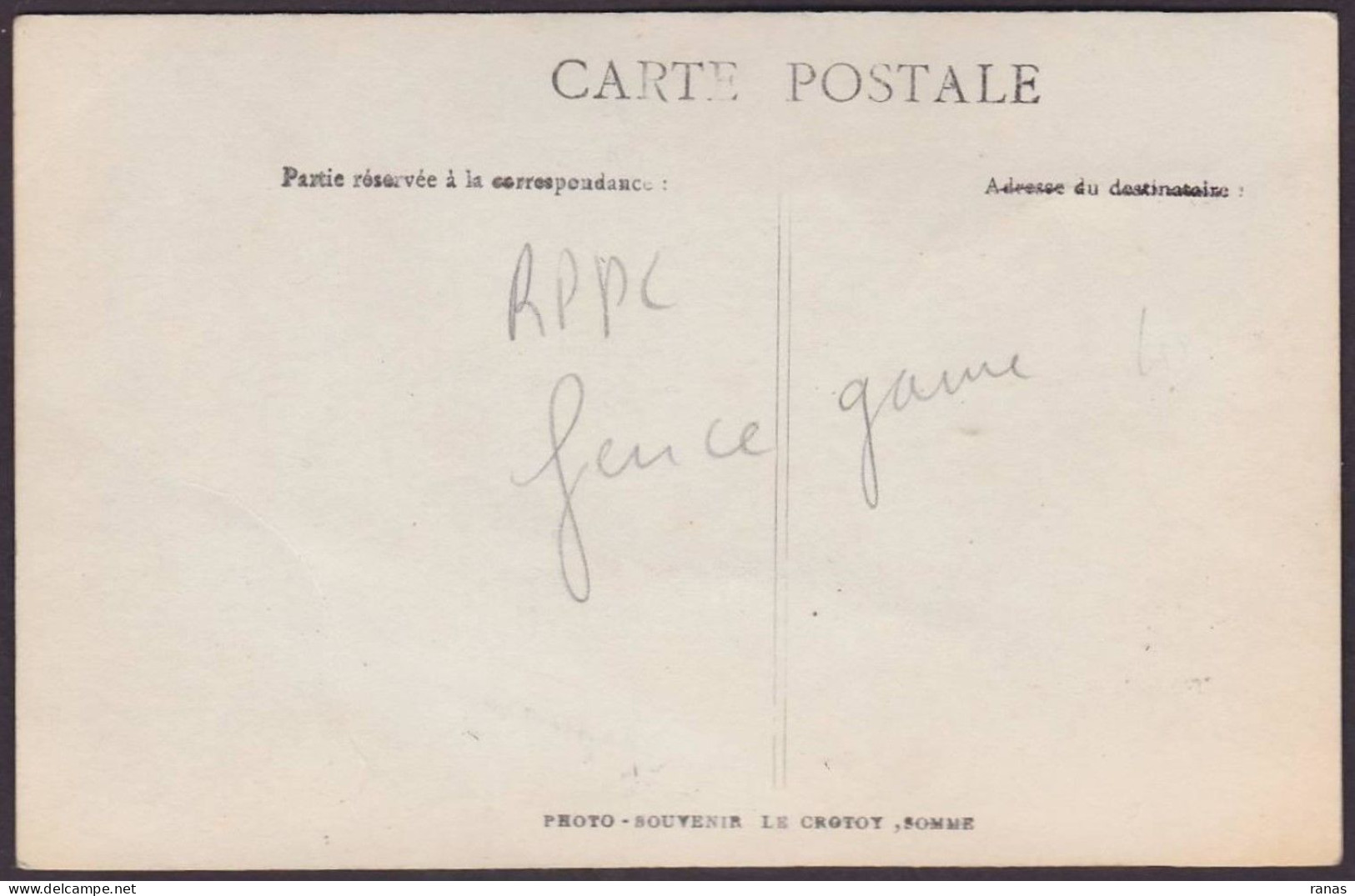 CPA Escrime Fence Le Crotoy Fleuret Carte Photo Rppc - Esgrima