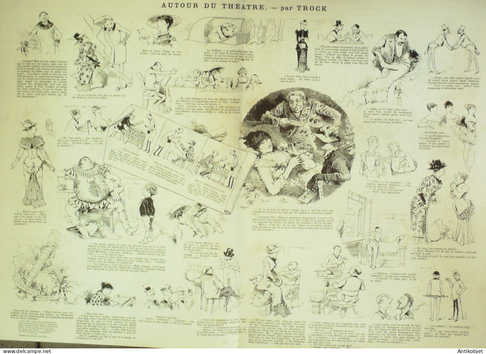 La Caricature 1884 N°215 Bal Masqué Job Chasse Draner Trock Fernand - Revues Anciennes - Avant 1900