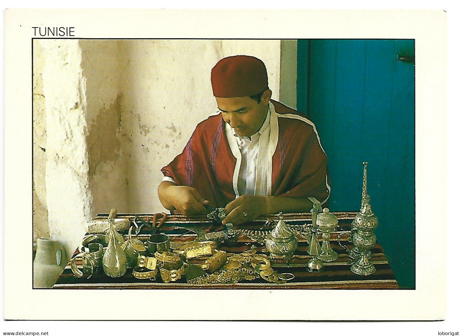 D'OR, D'ARGENT, D'ART ET DE PATIENCE / GOLD AND SILVER - ART AND PATIENCE.- JERBA.- REP. TUNISIENNE.-  (TUNISIE / TUNEZ) - Tunesië