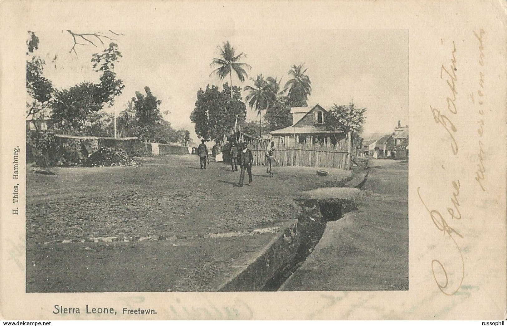 SIERRA LEONE - FREETOWN - STREET SCENE - PUB. THIES - 1910 - Sierra Leona