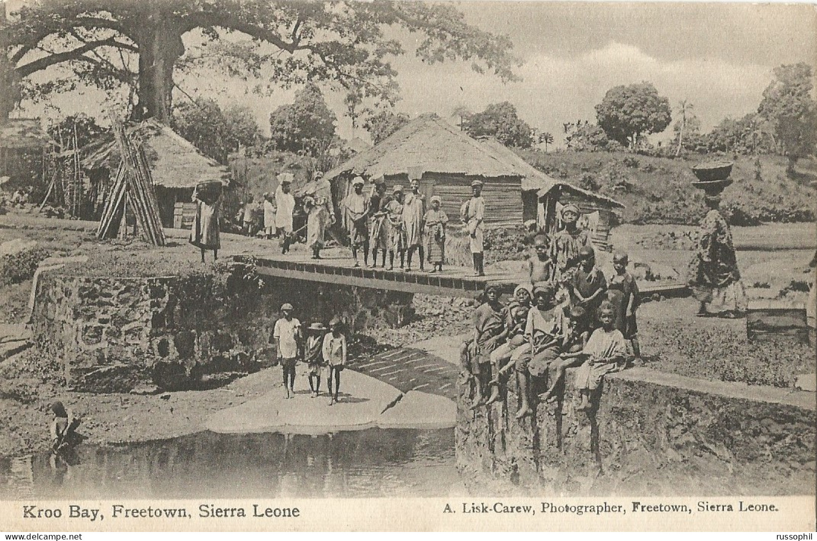 SIERRA LEONE - KROO BAY, FREETOWN - 1911 - Sierra Leona