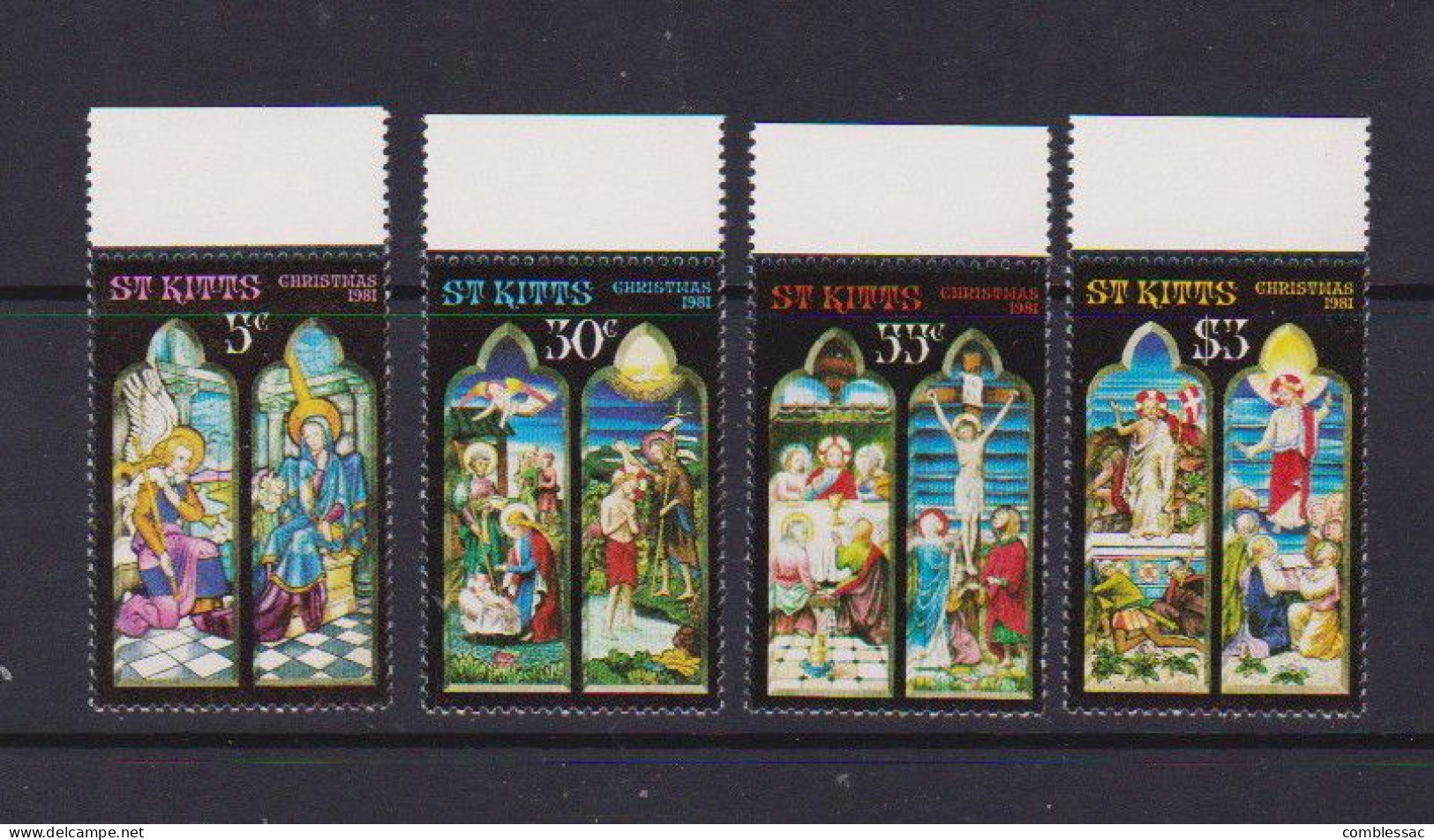 SAINT  KITTS   1981    Christmas    Set  Of  4    MNH - St.Kitts And Nevis ( 1983-...)