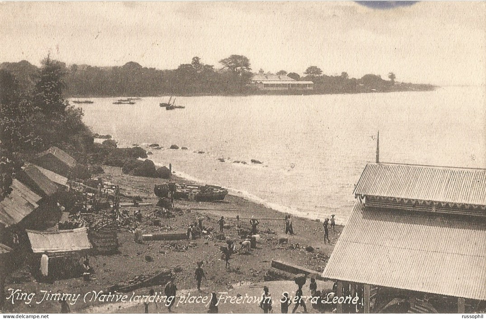 SIERRA LEONE - KING JIMMY (NATIVE LANDING PLACE) FREETOWN - 1908 - Sierra Leone