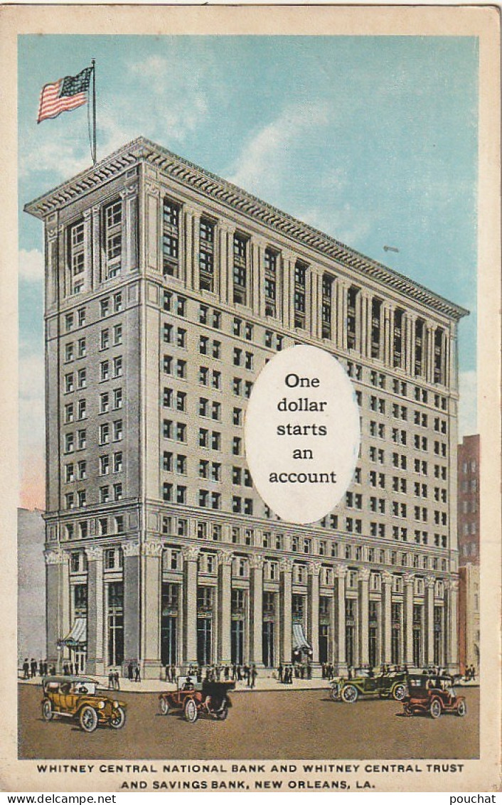 BE Nw2 - WHITNEY CENTRAL NATIONAL BANK AND WHITNEY CENTRAL TRUST AND SAVINGS BANKS , NEW ORLEANS ( LOUISIANA ) - 2 SCANS - New Orleans