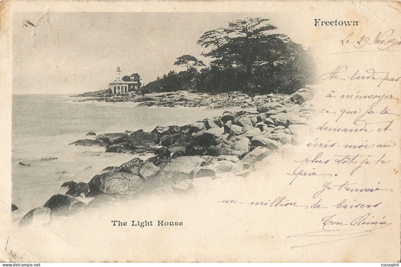 SIERRA LEONE - FREETOWN - THE LIGHT HOUSE - 1901 - Sierra Leona