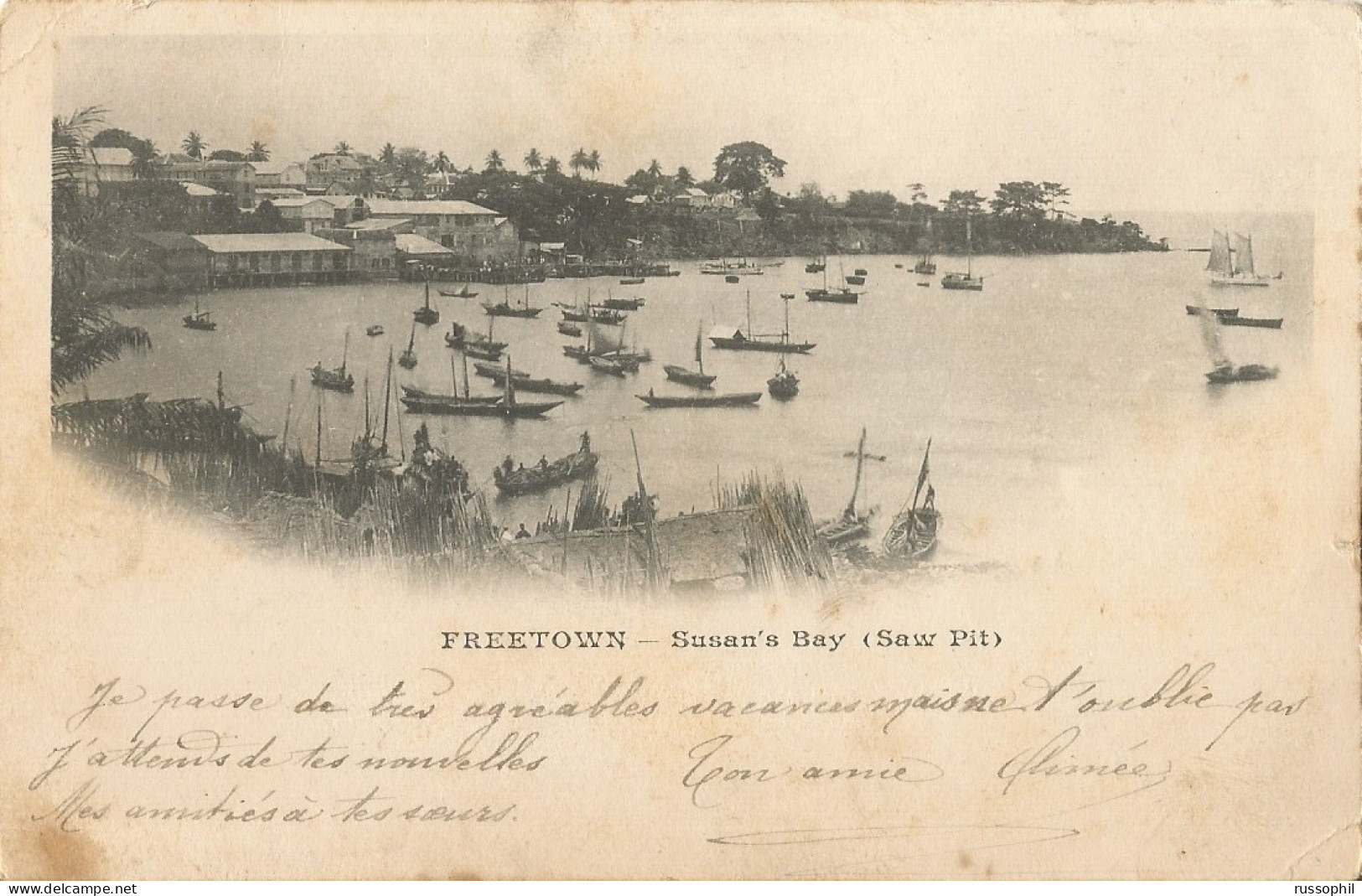 SIERRA LEONE - FREETOWN - SUSAN'S BAY (SAW PIT) - 1901 - Sierra Leona