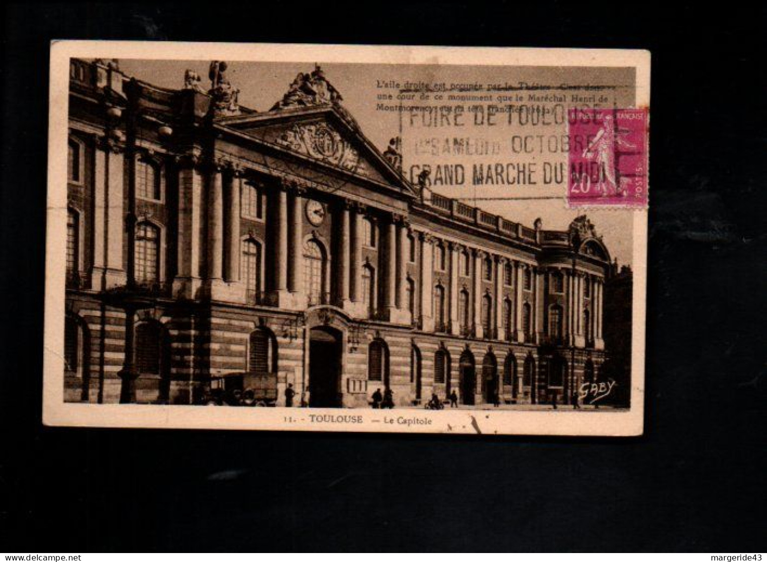 OBLITERATION MECANIQUE FOIRE DE TOULOUSE 1932 - Postal Rates