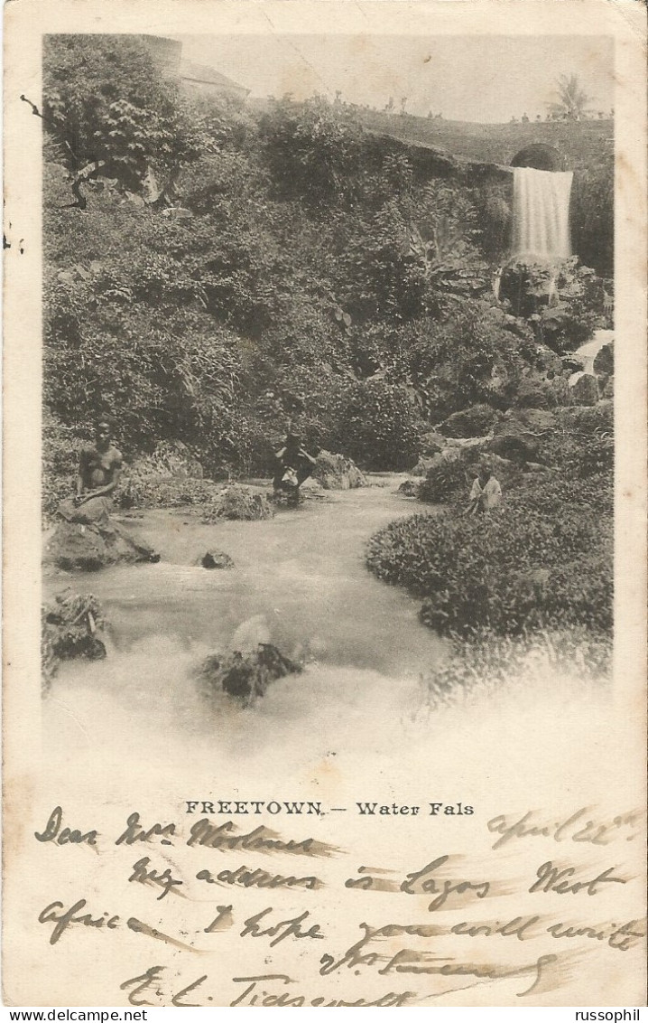 SIERRA LEONE - FREETOWN - WATER FALS - 1903 - Sierra Leone