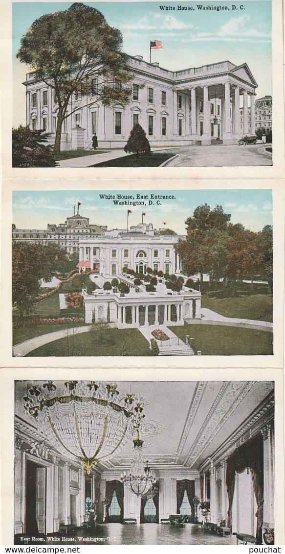 BE nw -( COLUMBIA ) SOUVENIR FOLDER OF WASHINGTON , DISTRICT OF COLUMBIA - 20 VIEWS