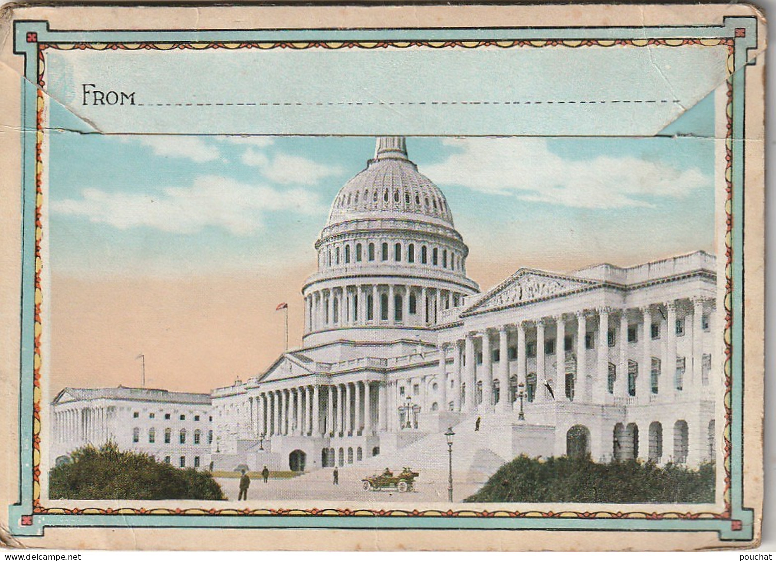 BE nw -( COLUMBIA ) SOUVENIR FOLDER OF WASHINGTON , DISTRICT OF COLUMBIA - 20 VIEWS