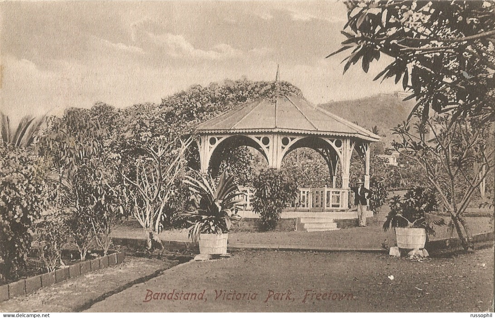 SIERRA LEONE - FREETOWN - BANDSTAND, VICTORIA PARK - 1908 - Sierra Leone