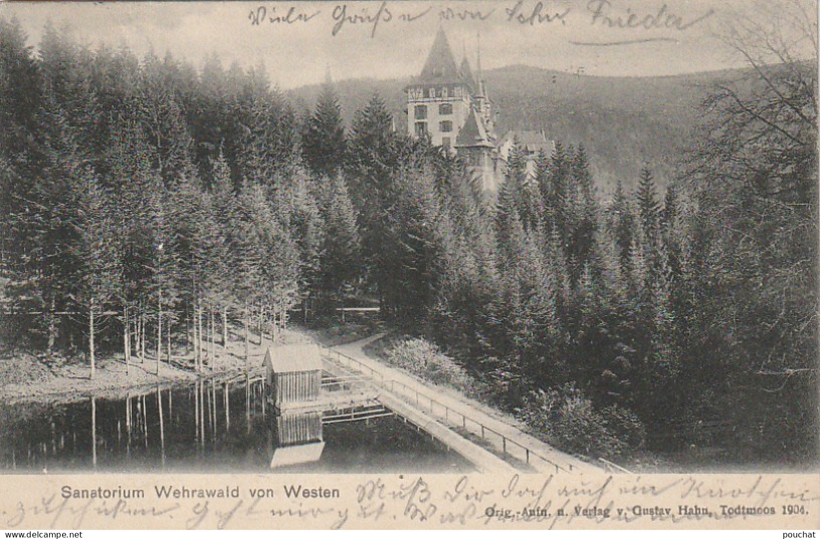 BE 27- SANATORIUM WEHRAWALD VON WESTEN - 2 SCANS - Todtmoos