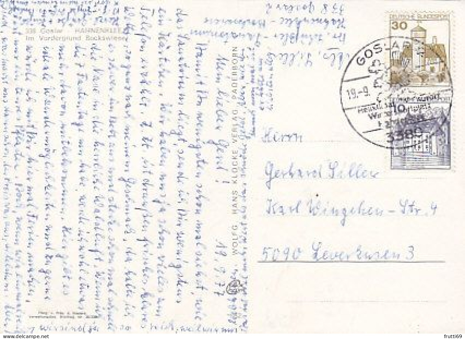 AK 215659 GERMANY - Goslar - Hahnenklee Im Vordergrund Bockswiese - Goslar