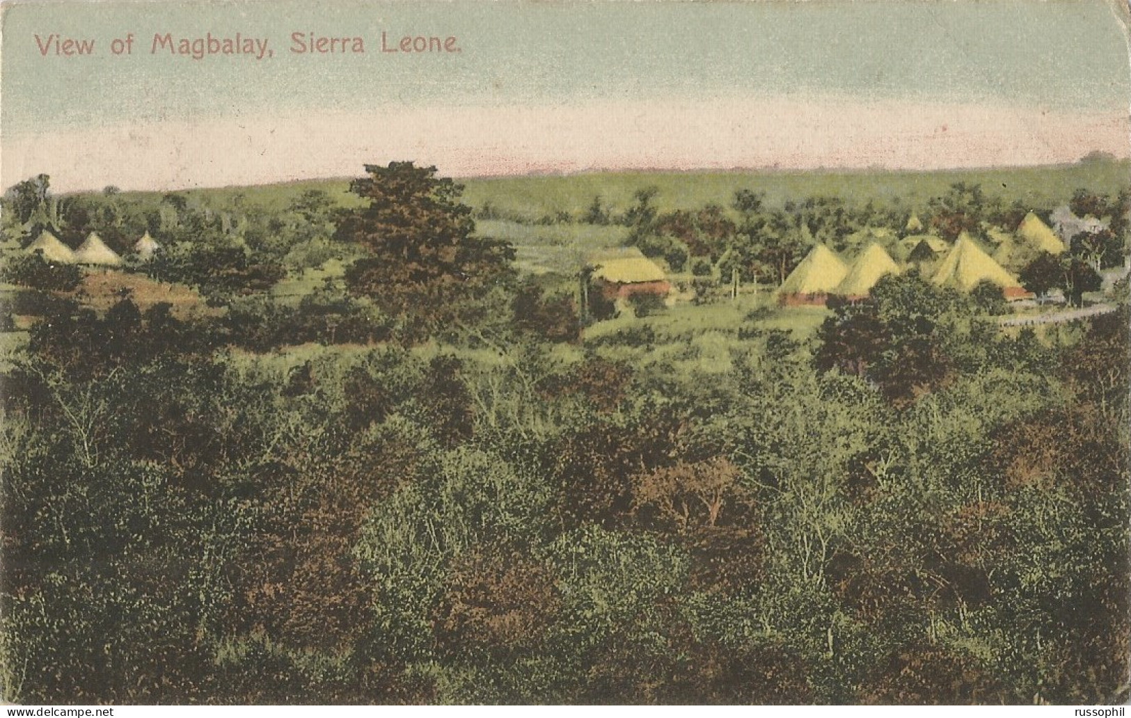 SIERRA LEONE - VIEW OF MAGBALAY - 1905 - Sierra Leone