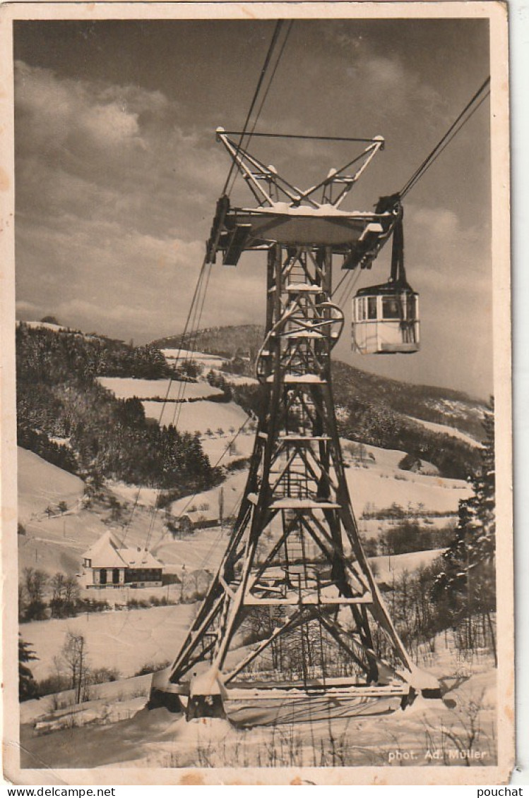 BE 27- FREIBURG - SEILSCHWEBEBAHN - TELEPHERIQUE - PHOT. AD. MULLER , FREIBURG - 2 SCANS - Freiburg I. Br.