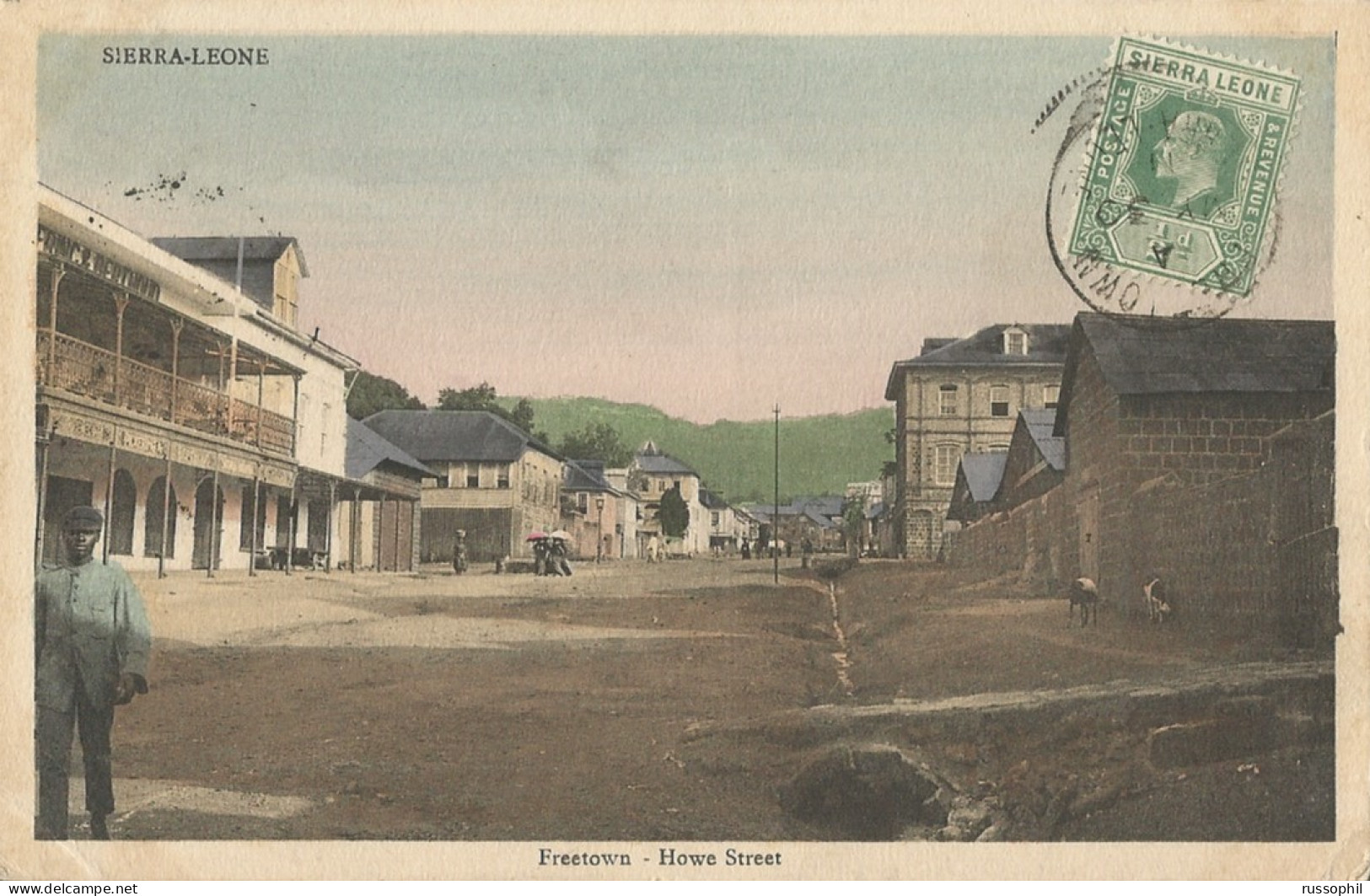 SIERRA LEONE - FREETOWN - HOWE STREET - 1911 - Sierra Leone