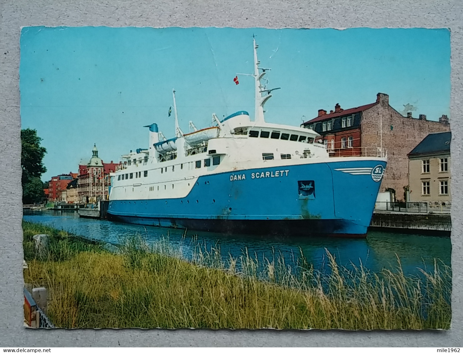 KOV 536-17 - SWEDEN, LANDSKRONA, HAMNEN, SHIP, NAVIRE, BATEAU DANA SCARLETT - Suecia