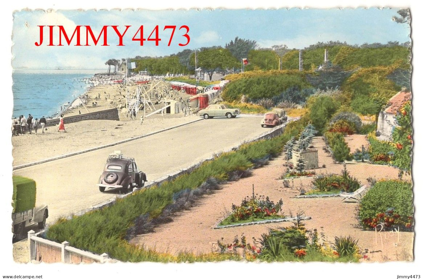 CPSM - SAINT-BREVIN-LES-PINS En 1961 - Les Jardins De L'Hôtel Des Roches Et La Plage - N°63 - Ed. F. Chapeau - Saint-Brevin-les-Pins