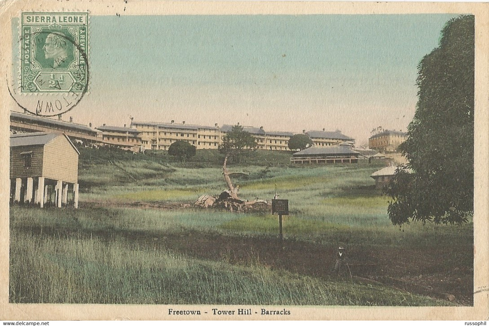 SIERRA LEONE - FREETOWN -  TOWER HILL - BARRACKS - 1911 - Sierra Leone