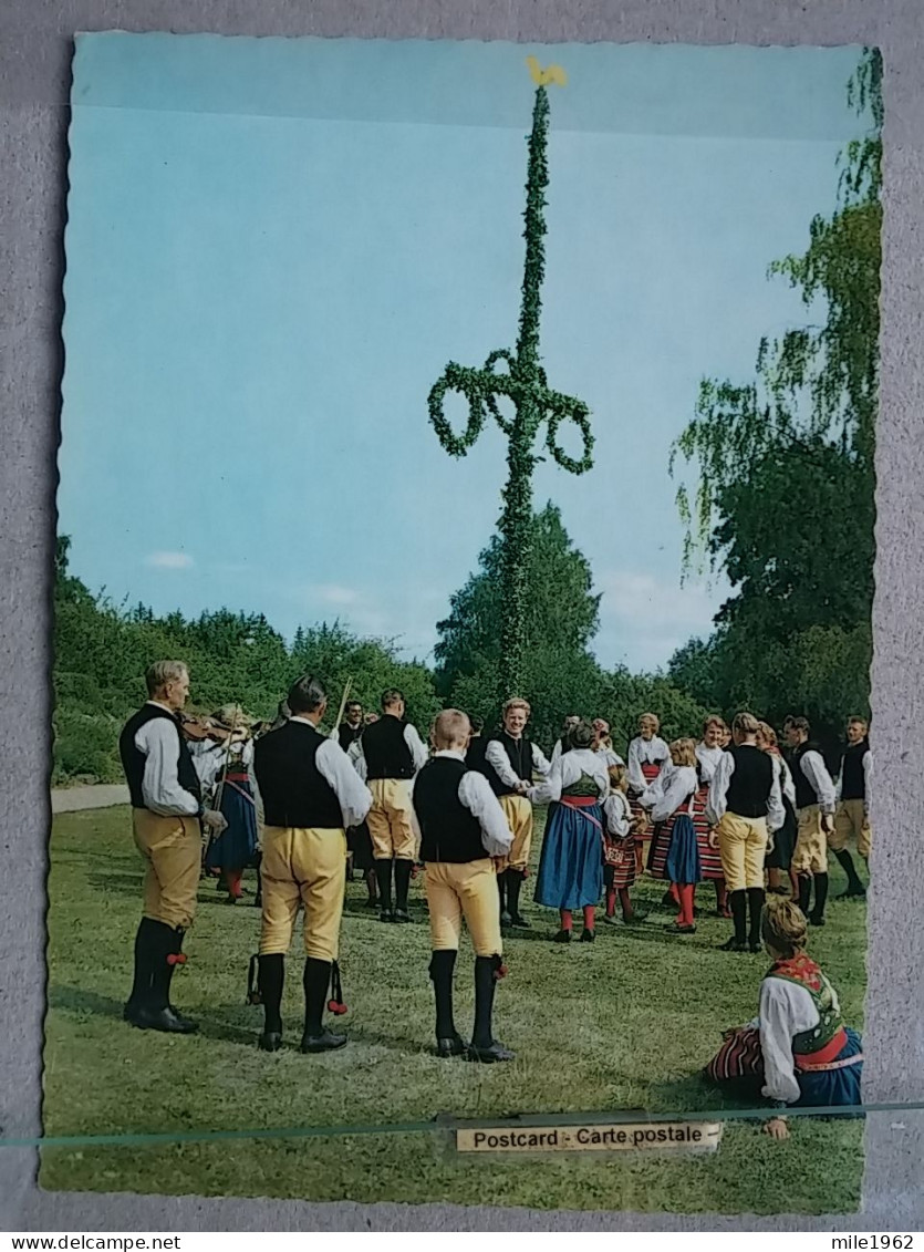 KOV 536-17 - SWEDEN, DALARNA, NATIONAL COSTUME, FOLKLORE - Suède