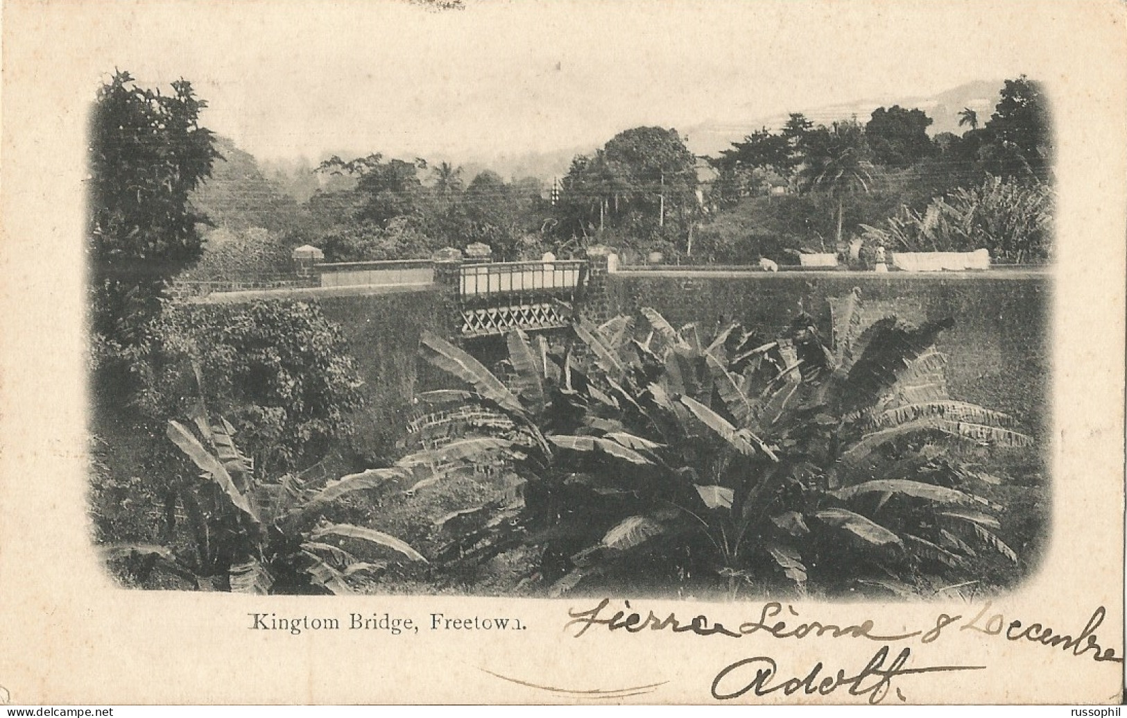 SIERRA LEONE - KINGTOM BRIDGE, FREETOWN - 1903 - Sierra Leone