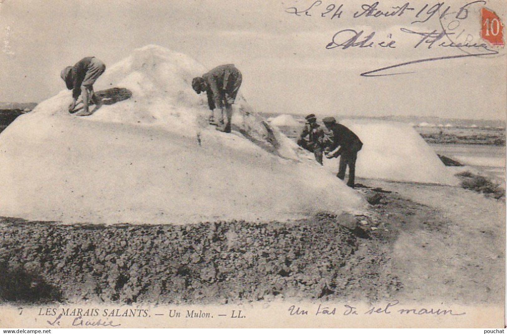 CE 29- LES MARAIS SALANTS - UN MULON - SAULNIERS - 2 SCANS - Cultures