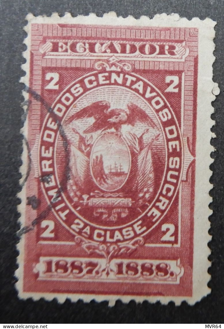 Ecuador 1887 1888 (1a) Coat Of Arms - Ecuador