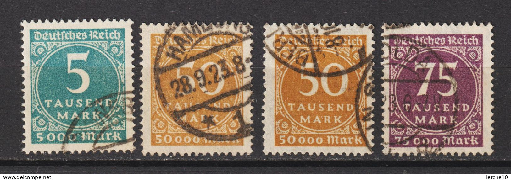 MiNr. 274, 275 A/b, 276 Gestempelt, Geprüft  (0387) - Used Stamps