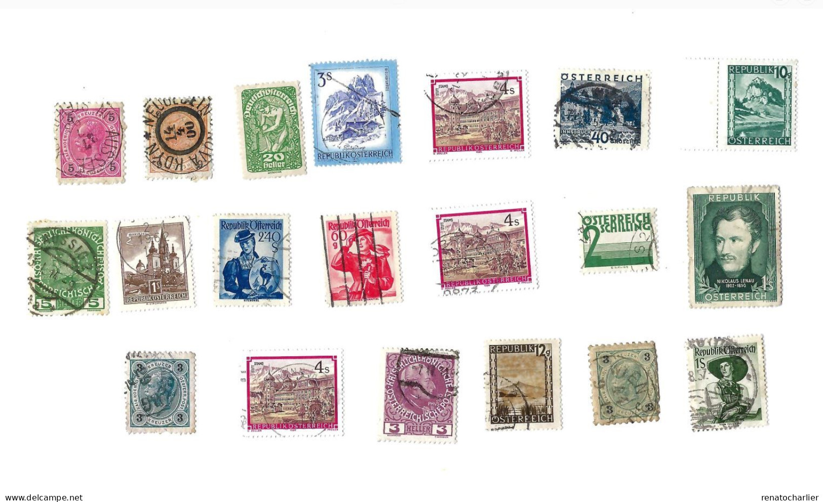 Collection De 100 Timbres  Oblitérés. - Sammlungen