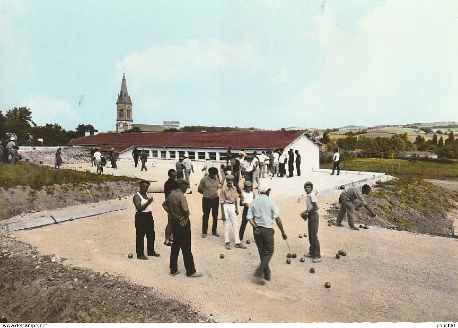 ALnw -(32) SARAMON - UNE PARTIE DE BOULES - Boule/Pétanque