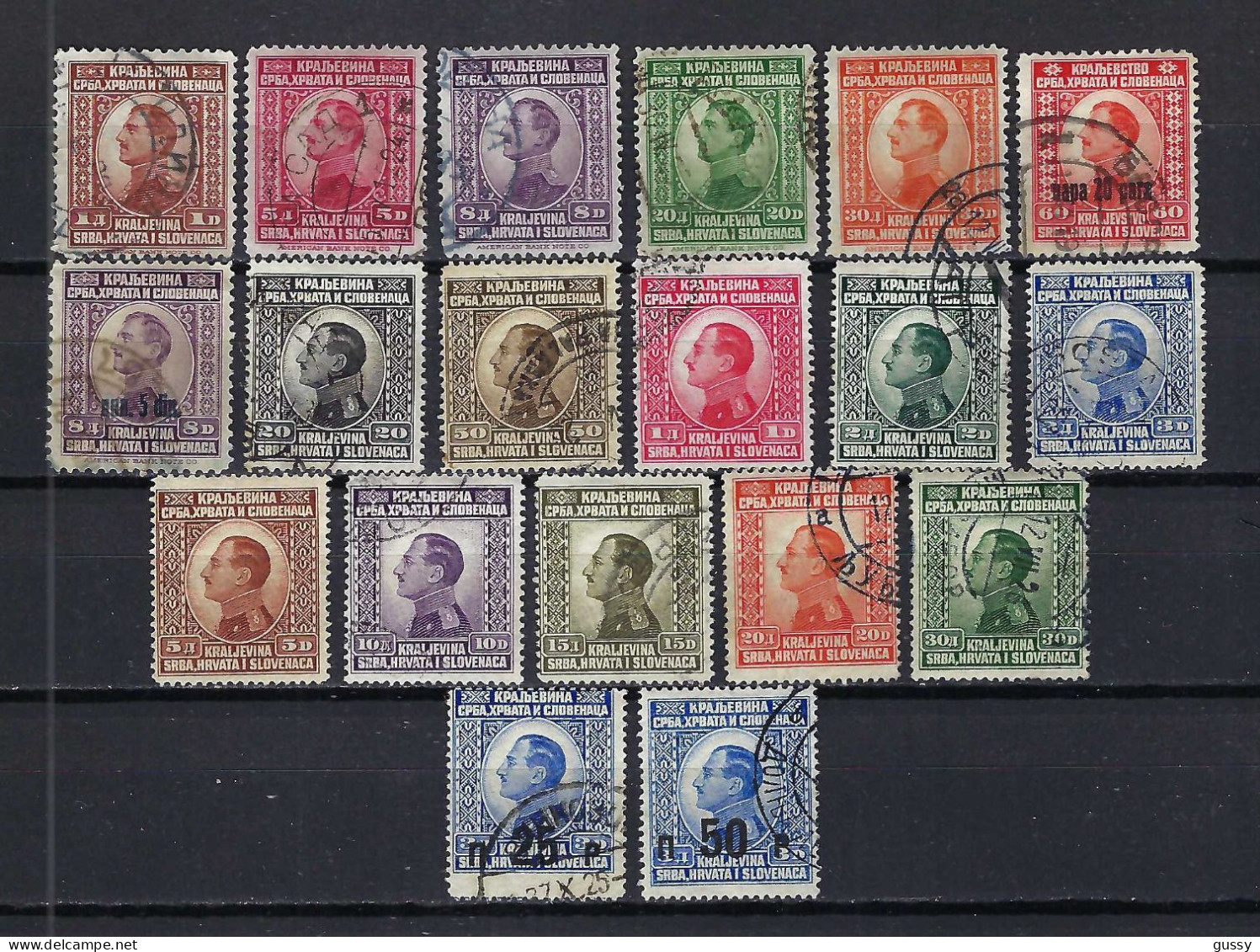 YOUGOSLAVIE Ca.1923-24: Lot De Neufs* Et Obl. - Used Stamps