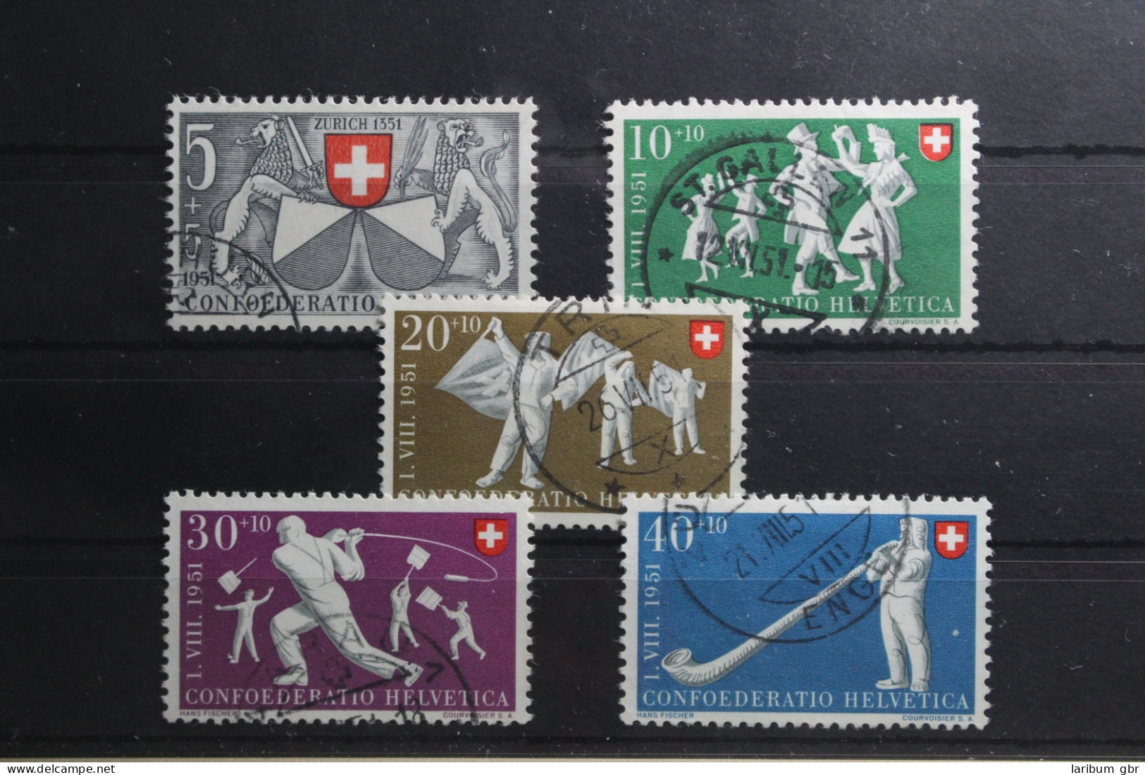 Schweiz 555-559 Gestempelt #TJ178 - Altri & Non Classificati