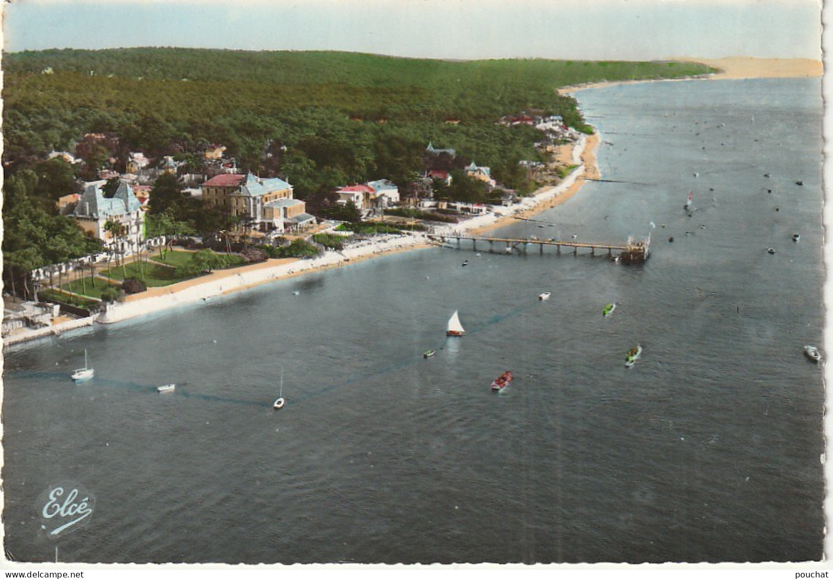 ALnw -(33) LE MOULLEAU - LE GRAND HOTEL - LA JETEE ET LA PLAGE - VILLAS -  VUE AERIENNE - Sonstige & Ohne Zuordnung