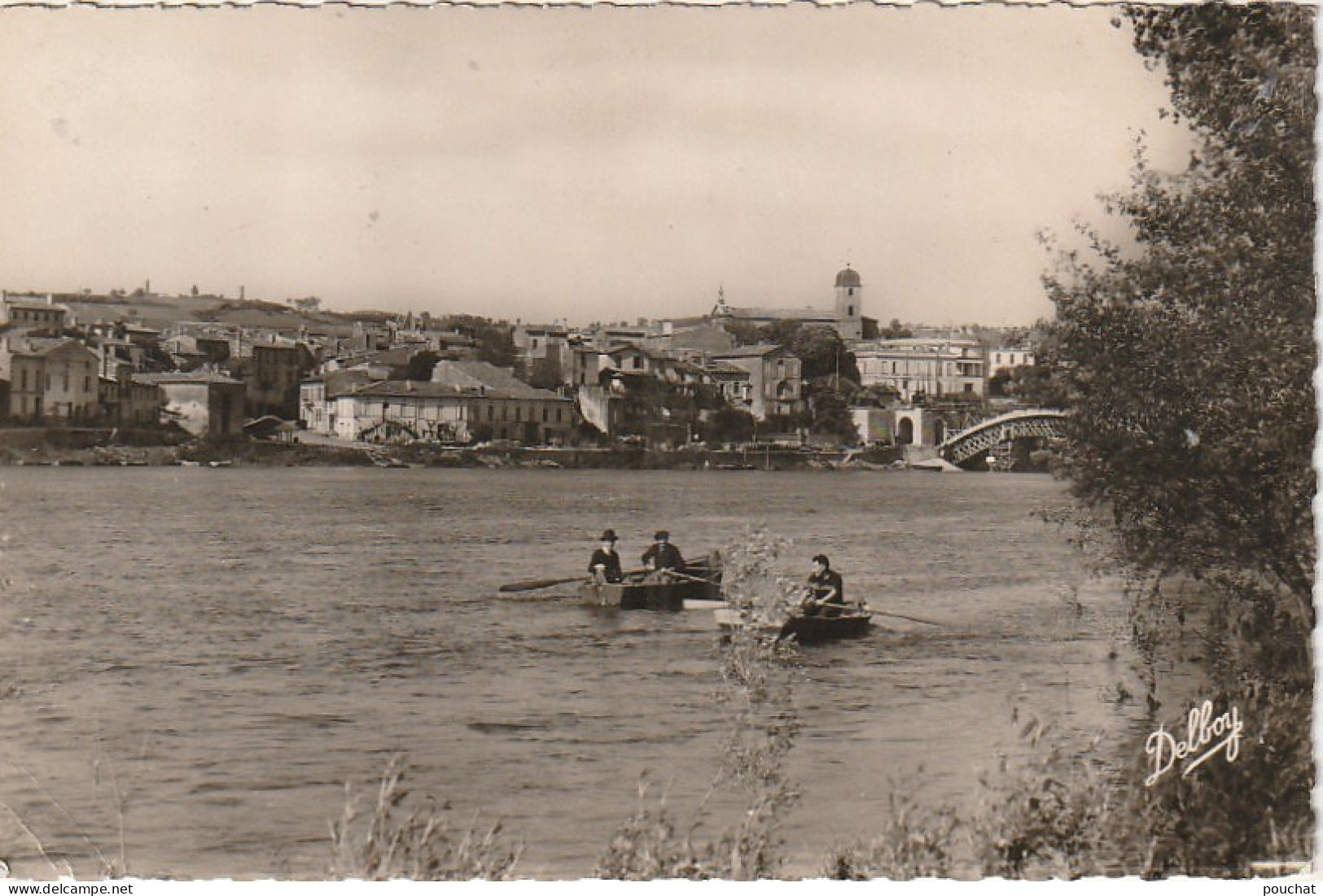 ALnw -(33) CASTILLON SUR DORDOGNE - LA DORDOGNE - ANIMATION - CANOTEUR , PASSEUR - Sonstige & Ohne Zuordnung