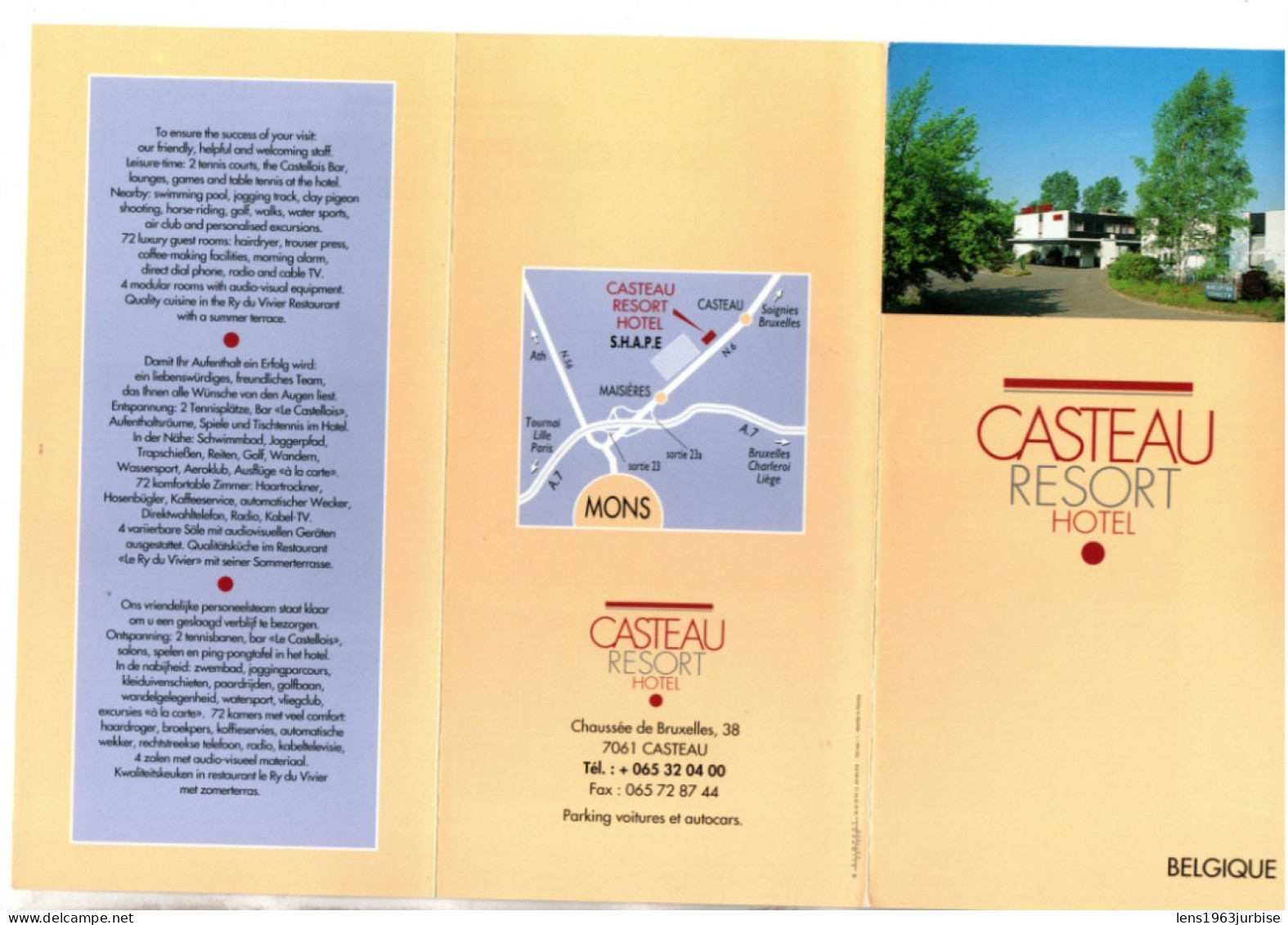 Casteau , Resort Hôtel - Tourism Brochures