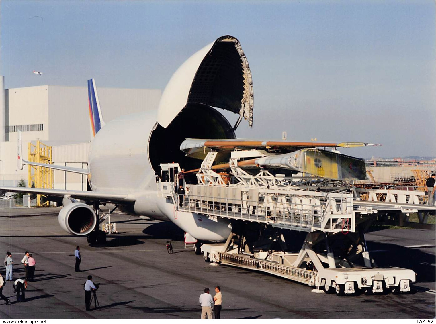 Airbus Super Transporter Loading Trials - 180 X 130 Mm. - Photo Presse Originale - Aviación