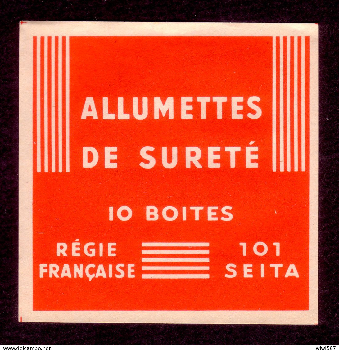 ÉTIQUETTE DE BOÎTE D'ALLUMETTES - ALLUMETTES DE SURETÉ -  EPT - Matchbox Labels